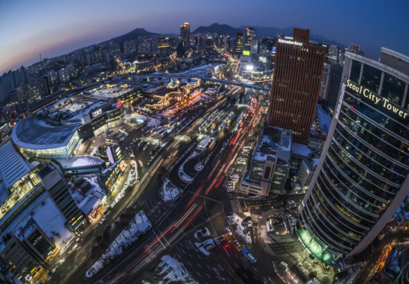 서울역 야간 전경 ⓒunsplash